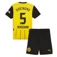 Borussia Dortmund Ramy Bensebaini #5 Hemmatröja Barn 2024-25 Kortärmad (+ Korta byxor)